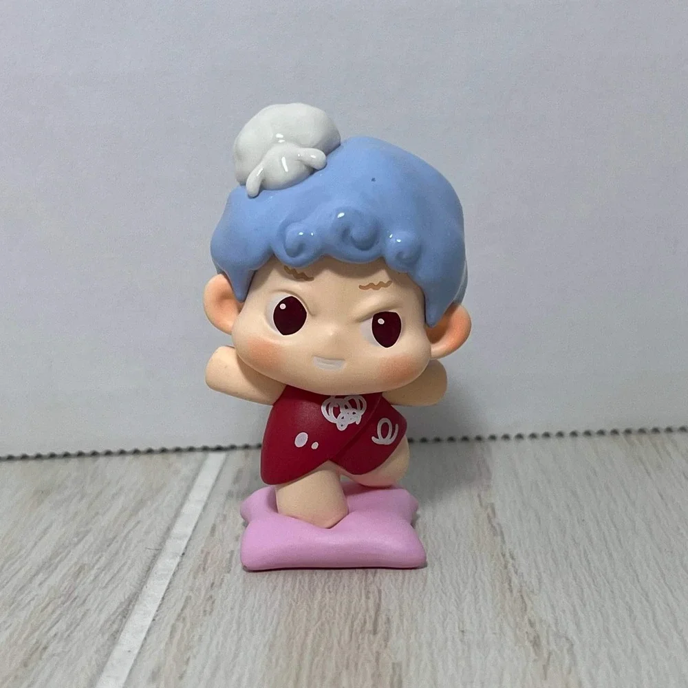 WOW TOY NIMOO Good Night Party Series Mini Beans Figure Pillow Blue Red Purple